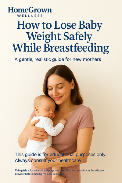 How to Lose Baby Weight Safely While Breastfeeding🍼